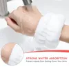 Knee Pads Spa Wrist Sweatband Prevent Liquid Face Wash Washing Absorbent Wristband Band Washband DIY Flannel