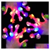Party Favor Led Light Up Rings Glow Party Favors Flashing Kids Prizes Box Toys Birthday Classroom Rewards Easter Theme Treasure Supp Dhgvf