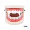 Other Festive Party Supplies Halloween Vampire Teeth Cosplay Fangs Monster Werewolf Party Supplies Home Decorations Drop Delivery Dh6Ck