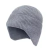 Winter Carhartt Feanie Hat Sconef Lão quente ladeado Chapéus de malha Capinho Capinho de caveira Desento mais quente Conjunto de moda casual Rua com punho com punho para homens