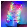 Diğer Etkinlik Partisi Malzemeleri Sevimli Led Parlayan Kedi Kulak Bandı Cosplay Costume Party Light Up Kitty Saç Çember Fantezi Dree Yanıp Sönen BL DHDPK