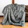 Blankets Battilo Luxury Faux Fur Blanket Winter Thicken Warm Elegant Cozy Throws For Couch Bed Plaid spread on the Home Room Decor 221116