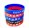 Elezione del presidente degli Stati Uniti 2024 Trump Bracciale in silicone Favore di partito Keep America Great Wristband Take America Back