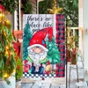 Dekoracje świąteczne Flaga ogrodowa Wesołe dla ozdób domowych Sztandar Prezent Świąteczny Rok 2023 Navidad Natal 221114