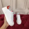 Screener sneaker beige leather Shoes Italy vintage men womens Red Web stripe Luxurys Designers Sneakers Bi-color rubber sole Classic Casual Shoe 35-45 mkjk0006 bnmq