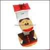 Kerstdecoraties 3 stks/set toilet deksel tissue box er cartoon badkamer kerstdecoraties sneeuwman santa claus stoel ers home dec dhlms