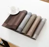 Table Mats Diagonal Box Western-style Food PVC Insulated Pad Rectangle Contracted Cushion Household Disposable Plates