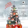 Dekoracje świąteczne drzewo Snowman Santa Claus Wiszące światła z haczykiem ssącym na rok