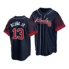 Baseball Jerseys 2021 WS Champion Atlanta Baseball Jerseys Ronald Acuna Jr Freddie Freeman Dansby Swanson Ozzie Albies Chipper Jones Austin Riley Joc