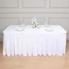 Retângulo de toalha de mesa ajustada de spandex tabela de mesa Lycra Long Bar para decoração de festa de evento El