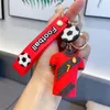 Collectible Soccer World Cup Jersey Keychain Men's ryggs￤ck Small Pendant Creative Personality Boys Car Key Chain Charm