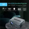 プロジェクターフルHDプロジェクター1080p 8K LEDビデオプロイエルク5G WiFi Android 9.0 Bluetooth Voice Control Home Theatre Outdoor Movie Proyectors 221117