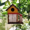 鳥のケージ長方形の大きなケージオウムズバスルーム木製の家屋外アクセサリーjaula pajaro grande birdcage decoration dl60nl