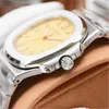 Superclone 3k 5711 8mm Cal324c Montres de luxe pour hommes Pate Philipp Montre la montre à miroir jaune pour hommes la plus luxueuse Montre-bracelet mécanique EJI4