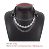 Choker Layered Chain Necklace For Women Girls Punk Goth Chocker Black Leather Collar Gothic Jewelry Accessories