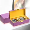 Boîtes de montre Boîte de luxe Boîtier en aluminium Organisateur de rangement en métal Oreillers mécaniques pour hommes Affichage Idée cadeau