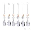 Hängen Crystal Ball Prism Glas ljuskrona hängande hängande dröm Sun Catcher Wedding Party Home Decor Drop Delivery Garde DHSCP