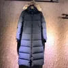 Zimowa kurtka sukienka damska luksusowa marka zagęszczona Doudoune femme termiczny płaszcz termalny x długie swobodne kurtki zewnętrzne projektantka kobieta płaszcz parki