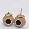 Vogelkäfige Nest Teile Käfig Ornament Holz Papagei Kokosnuss Shell Kleine Outdoor Kanarienvogel Nidos Para Pajaros Taube Liefert DL60NL