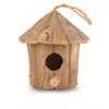 Bird Cages Small Parrot Pigeon Cage Outdoor Wooden Nest Canary Suministros Para Aves Accessories DL6NL