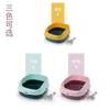 Other Cat Supplies Plastic Cleaning Toilet Training Kit Large Top Entry Seat Deodorant Toilette Pour Litter Box Furniture EI50CT