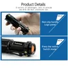 Flashlights Torches Waterdichte Brightes Mini L2 LED -zaklamp Q5 T6 Verstelbare Focus Zoom Zoom Flash Light Lamp Gebruik 14500 of 18650 Batterij 221117