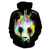 Men's Hoodies And Women's Autumn Winter Panda 3d Printing Youth Hoodie Fashion Sweatshirt Street Hip-hop Long-sleeved Jacket