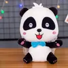 Lembranças bebê 20/30/50cm fofo panda brinquedos de pelúcia hobbies desenho animado animal bonecas de brinquedo de pelúcia para crianças meninos aniversário presente de natal 2593 e3