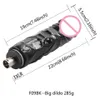 Vibratori Fredorch Different 3xlr Machine Attachements for Women and Men Sex Love Product 3prong Dildo Sucker Shop 1115