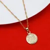 Pendant Necklaces Fashion Heart Pendants Chokers Women Gold Color African Jewelry Accessory Gifts