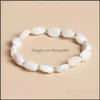 Beaded Natural Crystal Gravel Chip Stone Bracelet Semiprecious Irregar Beaded Amethyst Beads For Women Friendship Drop Delivery Jewe Dh6Rp