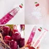Fruta Lip Lip Gloss Transparente Oil hidratante linhas redutoras nutre os l￡bios de cosm￩ticos l￭quidos de longa dura￧￣o ￠ prova d'￡gua