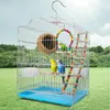 Cages à oiseaux jouets de plein air Cage mangeoire plateau maison canari perroquets voyage grande nourriture métal Vogel Speelgoed Pigeon fournitures DL6NL