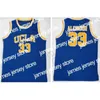 كرة السلة NCAA UCLA Bruins Russell 0 Westbrook Lonzo 2 Ball Reggie 31 Miller Bill 32 Walton Love Basketball Maglie DA سلة