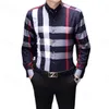 2023 Luxurys Designers Dress Shirt Menswear Fashion Society Black Men Solid Color Business Casual Mens Long Sleeve M-3XL