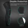 Knee Pads Calf Padded Pack Compression Leg Sleeve Thigh Sports Protective Gear Shin Brace Support For Football Basketball Volleybal