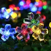 Decorazioni da giardino 10M7M Stringa solare Luci natalizie per esterni 1005020LED 8Mode Fiore impermeabile Illuminazione per feste Decorazioni per la casa 221116