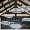Figurki dekoracyjne światła chmur wiszące Ozdoby Bawełniane chmury lampy rzemieślni