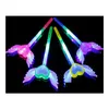 Andere Event Party Supplies LED Zauberstäbe Blitz Fee Engel Herz Flügel Zauberstab Cosplay Dress Up Glow Sticks Party Licht Atmosphäre DHP4Q