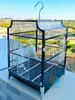 Bird Cages Stainless Steel Large Cage Transparent Tray Household Outdoor Breeding Gaiolas Feeding Supplies BS50BC