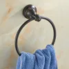 Set di accessori per il bagno Accessori per il bagno Porta asciugamani in bronzo lucidato a olio Porta accappatoio Accessori per il montaggio a parete