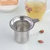 Herramientas de Infusión de té de malla de acero inoxidable, coladores de café reutilizables para el hogar, filtro suelto de especias de Metal, colador, filtros de especias a base de hierbas