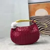 Weave Small Sardines Top Handle Bag intrecciato läder med guld koppar metallhandtag kvinnliga designer på en enda fack magnetisk stängning bottega handväska