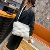 Evening Bags Casual Space Padded Pillow Bag Designer Women Shoulder Bags Luxury Soft Pu Leather Crossbody Messenger Bag Large Tote Handbags 221117