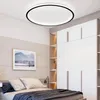 Lustres LED ronde lumières plafonnier moderne pour salon chambre cuisine éclairage intérieur extérieur lumineux