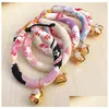 Dog Collars Leashes Pet Dogs Cats Collars Japanese Style With Maneki Feng Shui Fortune Lucky Cat Figurine Bells For Kitten Puppy C Dh73G