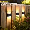 Decoraciones de jardín Lámparas solares LED Luz al aire libre IP65 Impermeable para decoración Balcón Patio Calle Decoración de pared ing Sun 221116