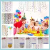 Party Decoration PVC Foil Swirls Decoration Tak Hängande virvel Metallisk dinglande för årsdagen Födelsedagsbröllop Dusch Party Dr Dhraj