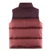 Yelek Gilet Tasarımcı Erkek Yelekler Fransa Marka Bayan Down Down Yelek Kış Ceketi İşlemeli Göğüs Rozeti Sıcak Dış Giyim Stand Yakası Kalın Yelek Giysileri