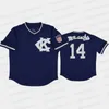 2022 Replica City Monarchs Navy Jersey Uomo Brad Keller Nick Pratto Kyle Isbel Frank White Hunter Dozier Edward